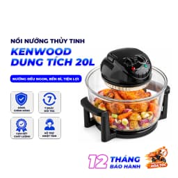 Nồi Nướng Thủy Tinh Kenwood 20L BLZG01, Lò Nướng Đa Năng Dung Tích Lớn