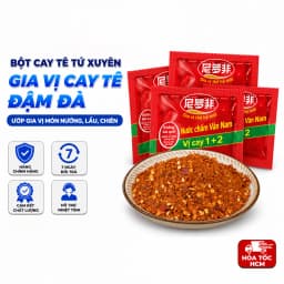 Bột Cay Tê Tứ Xuyên, Cay Tê Đậm Đà, Thơm Hoa Tiêu