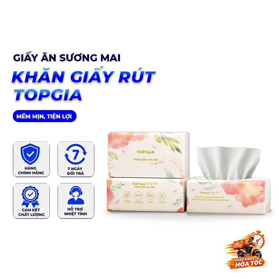 Khăn Giấy Ăn Sương Mai TOPGIA