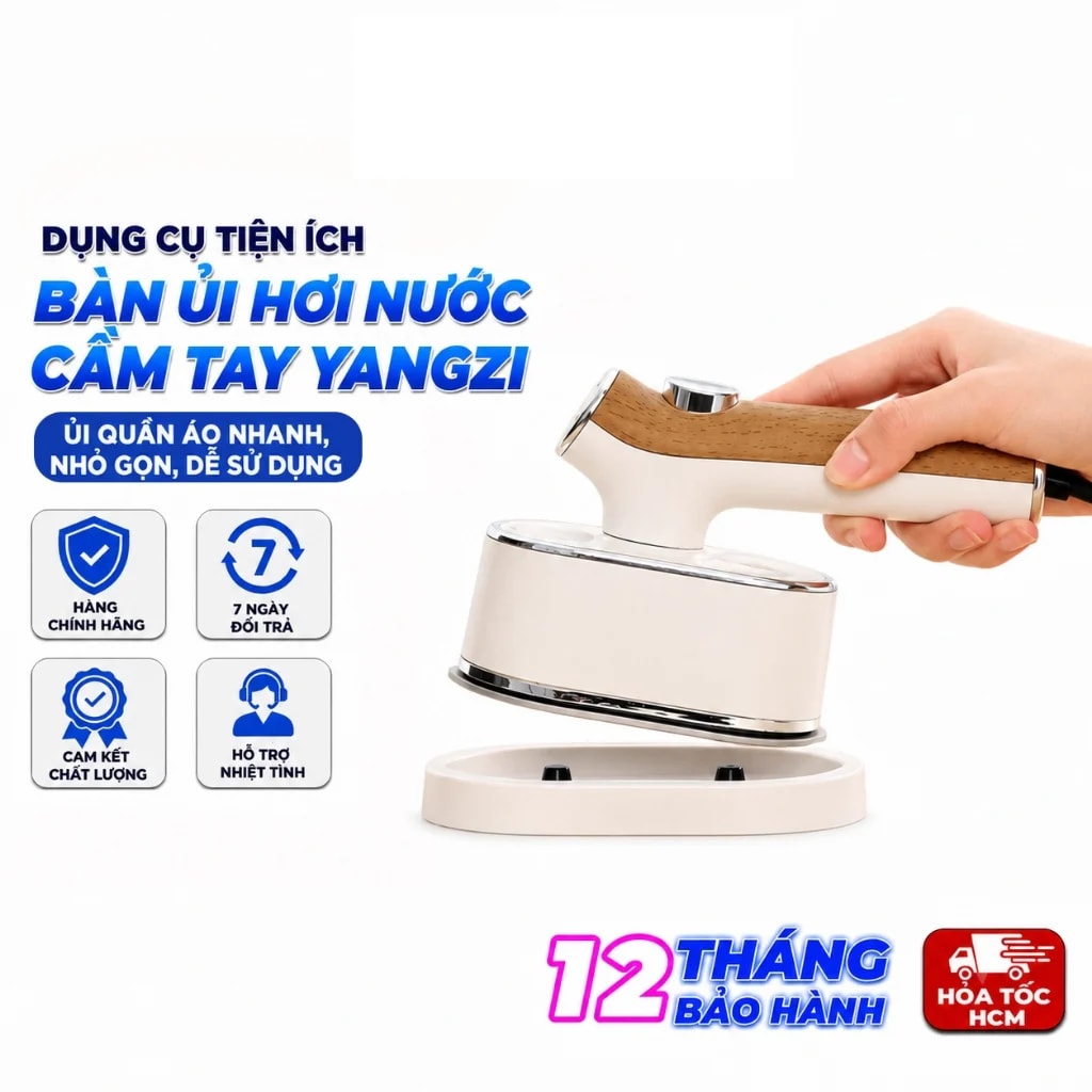 Bàn Ủi Quần Áo YANG ZI, Bàn Là Hơi Nước Cầm Tay Nhỏ Gọn