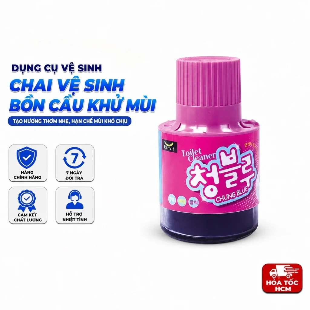 Chai Thả Bồn Cầu Hàn Quốc, Chai Vệ Sinh Bồn Cầu Khử Mùi