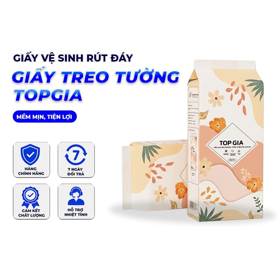 Giấy Vệ Sinh Rút Đáy Tiểu Hạ TOPGIA