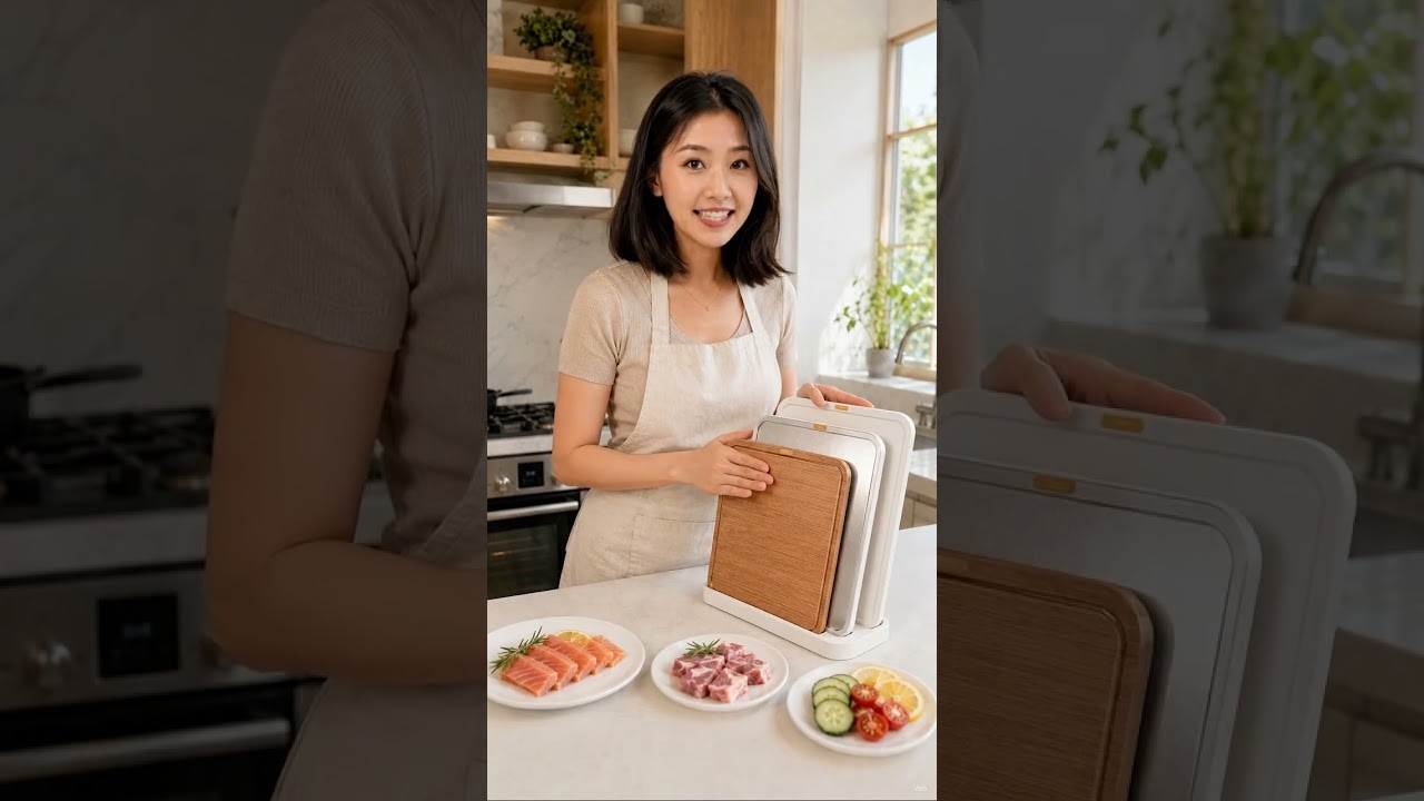 Bộ Combo 3 Thớt Nhà Bếp – Chống Bám Mùi, Dễ Vệ Sinh