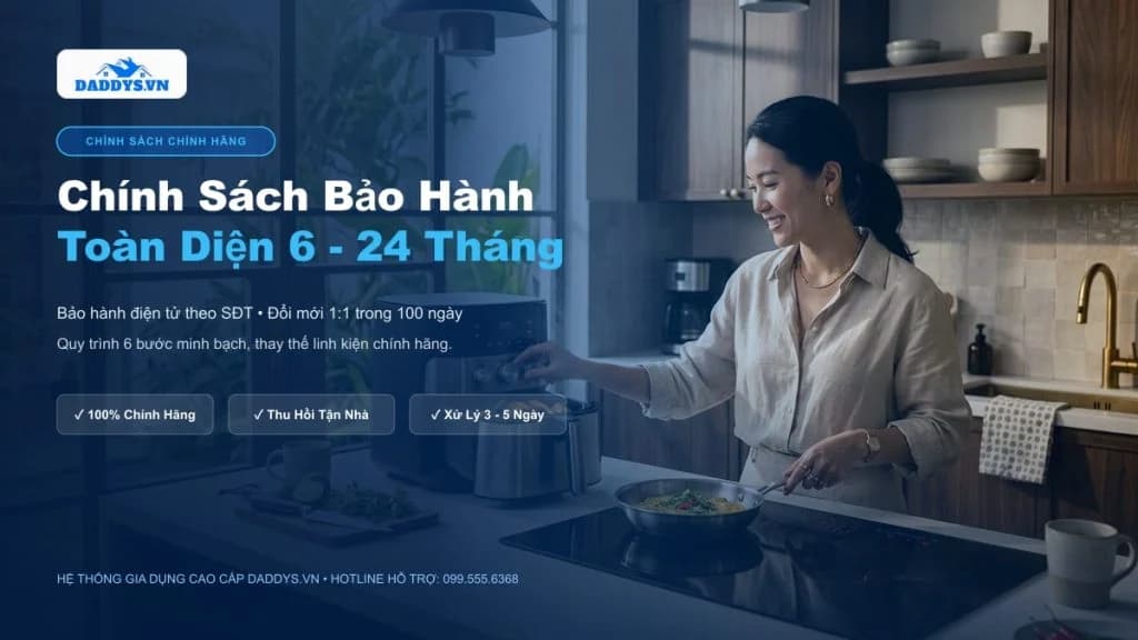 Chính Sách Bảo Hành Chính Hãng & Quy Trình 6 Bước Minh Bạch