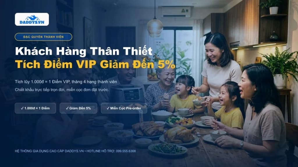 Chính Sách Khách Hàng Thân Thiết & Tích Lũy Điểm VIP