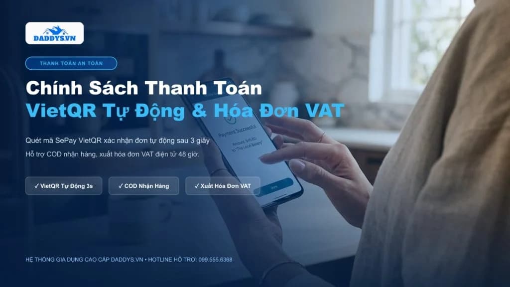 Chính Sách Thanh Toán An Toàn & Xuất Hóa Đơn VAT Điện Tử