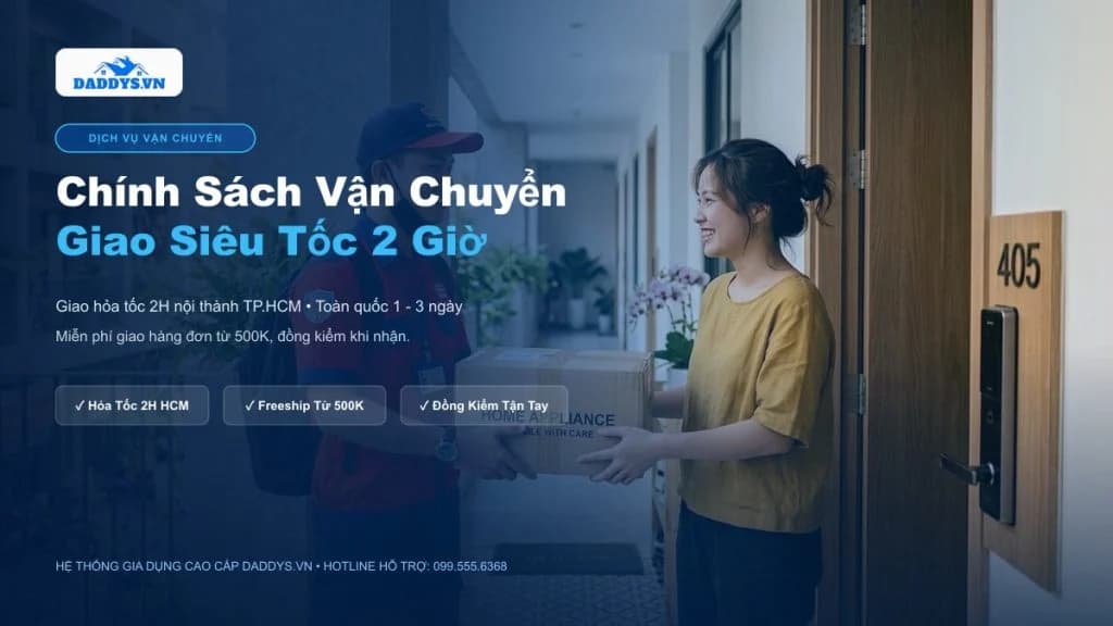 Chính Sách Vận Chuyển & Giao Hàng Siêu Tốc 2 Giờ